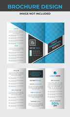 Creative Corporate Modern Business Trifold Brochure Template Design
