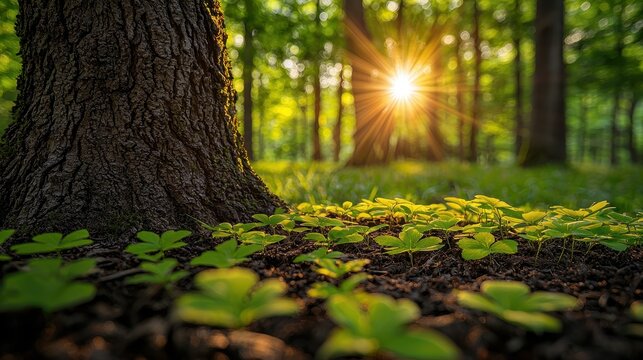 A grand tree, its trunk reaching for the sun, its branches laden with vibrant, book-like leaves, symbolizing the power of knowledge and education that transcends borders and cultures, celebrating