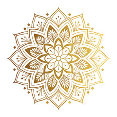 Pattern in the form of a mandala. Henna tattoo mandala. Mehndi style. Decorative pattern in oriental style. Coloring book page.