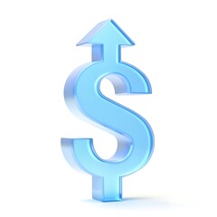 Obraz premium dollar sign isolated on white