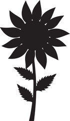 Fototapeta premium Sunflower Silhouette SVG Bundle | Floral Flower Vector Clipart Pack