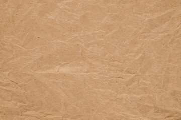 Kraft paper, macro, top view.