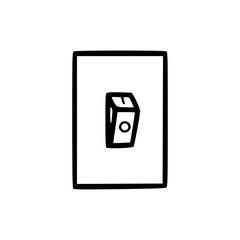 power button graphic : on/off state