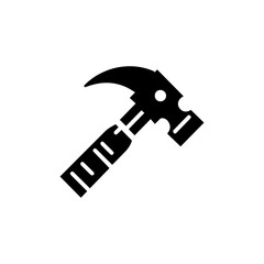 Hammer icon with transparent background