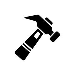 Hammer icon with transparent background