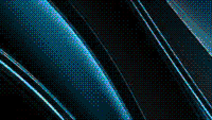 Pixel Halftone Abstract Geometry Background