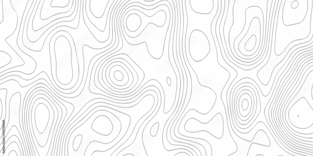 Poster vector topography seamless lines and illustration topographic map pattern. lines topographic contour