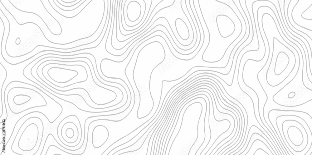 Poster vector topography seamless lines and illustration topographic map pattern. lines topographic contour