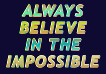 Obraz premium Colorful Inspirational Quote Image That Reads 