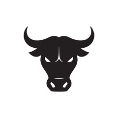 bull isolated on white