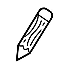 Pencil icons symbolize creativity and artistic expression. Essential for drawing, writing, and educational themes, these designs reflect the art of communication through simple tools.
