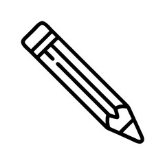 Fototapeta premium Pencil icons symbolize creativity and artistic expression. Essential for drawing, writing, and educational themes, these designs reflect the art of communication through simple tools.