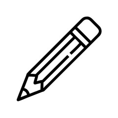 Fototapeta premium Pencil icons symbolize creativity and artistic expression. Essential for drawing, writing, and educational themes, these designs reflect the art of communication through simple tools.