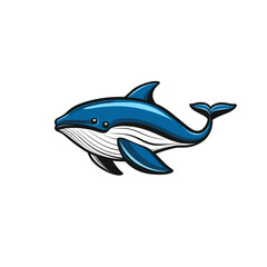 Fototapeta premium vector illustration of a shark