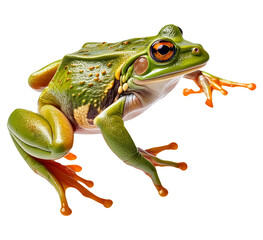 Obraz premium frog isolated on transparent background