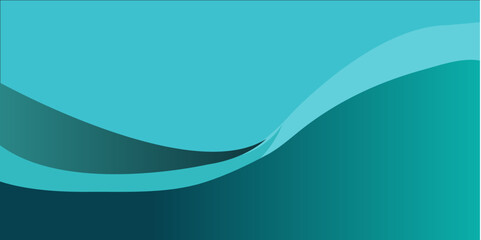 Abstract Blue Wave Design with Flowing Curves and Light Texture