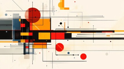 Abstract line pattern