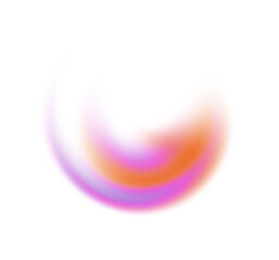 Abstract gradient orange pink png asset 