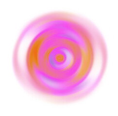 Abstract gradient orange pink png asset 