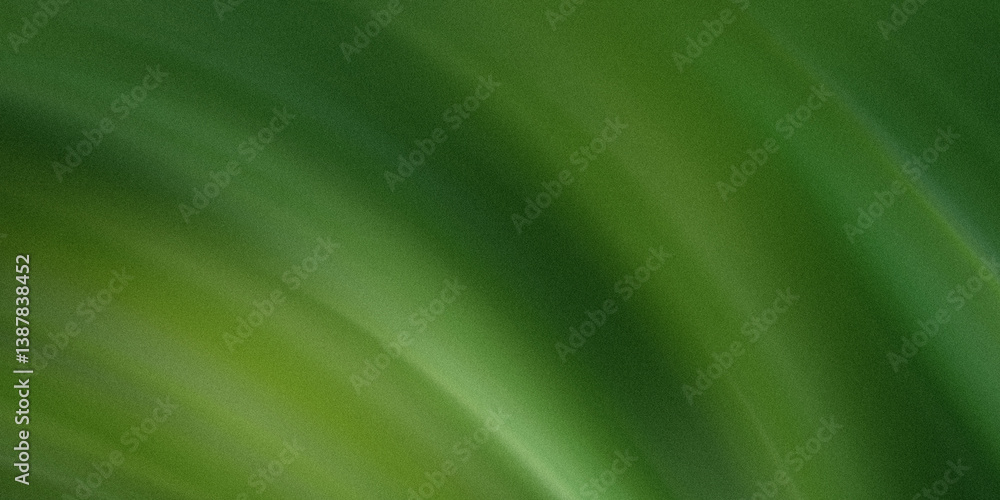 Poster abstract green background with blurred lines and soft light creating a calming and natural feel