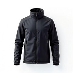 Heat-regulating smart jacket on white background