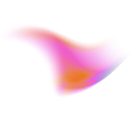 Abstract gradient orange pink png asset 