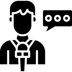 Reporter Icon Vector Element
