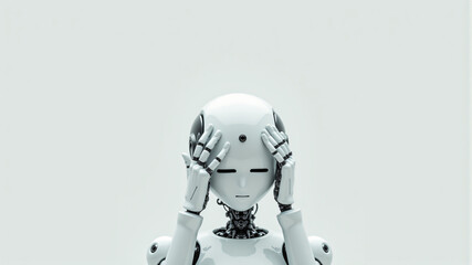 Fototapeta premium Exploring the Depths of AI Emotion and Cognition