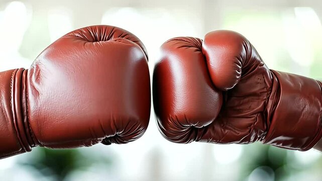 Close-up of a competitive social media advertising battle