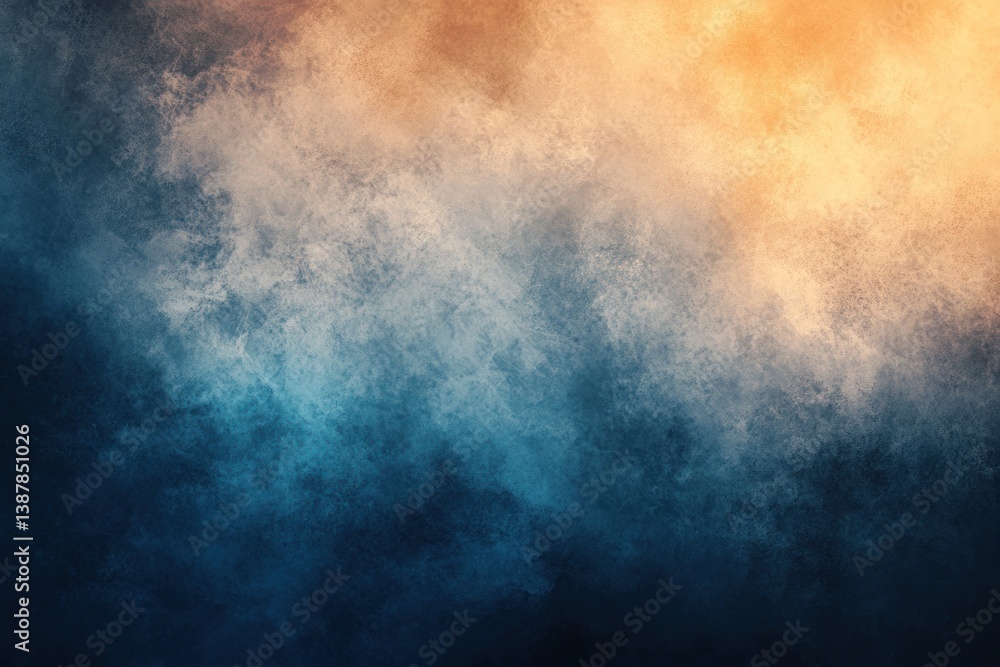 Poster a beautiful gradient of colors blending smoothly into an abstract image