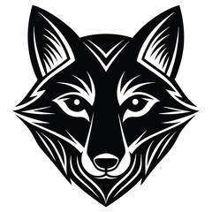 wolf head silhouette