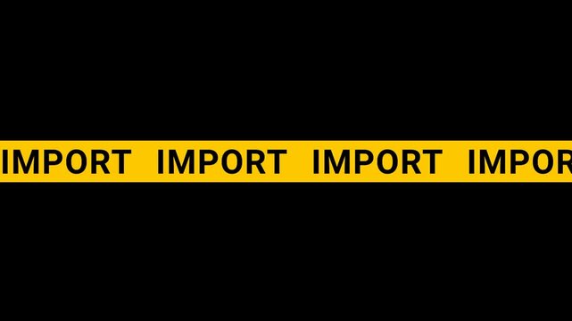 Import text in Tape Animation