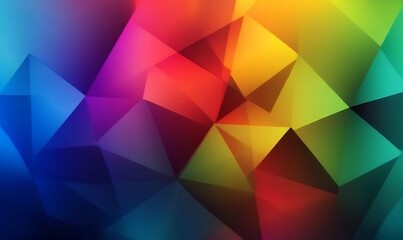 Obraz premium abstract colorful background with triangles 