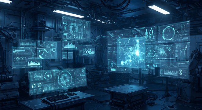 abstract background with binary code