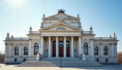 Obraz premium Historic Ukrainian architecture showcasing ornate facade 