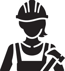 Construction worker vector