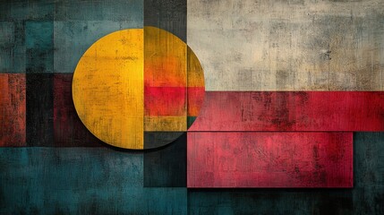 Naklejka premium Abstract geometric flow