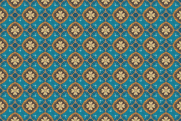 Seamless Shape Fashion Art Template Tile Visual Graphic Digital Fabric Symmetric Endless Texture Textile Luxury Cloth Decoration Design Wallpaper Background Perspective Interior Geometric Pattern.