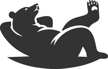 Silhouette of a bear