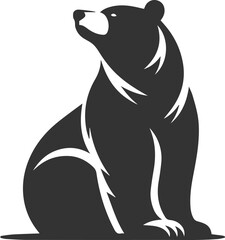 Silhouette of a bear