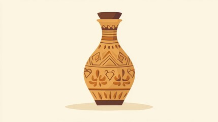 Decorative Pottery Vase with Unique Patterns