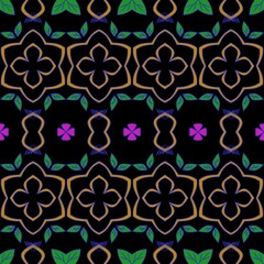 seamless pattern with flowers