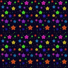 abstract background with stars