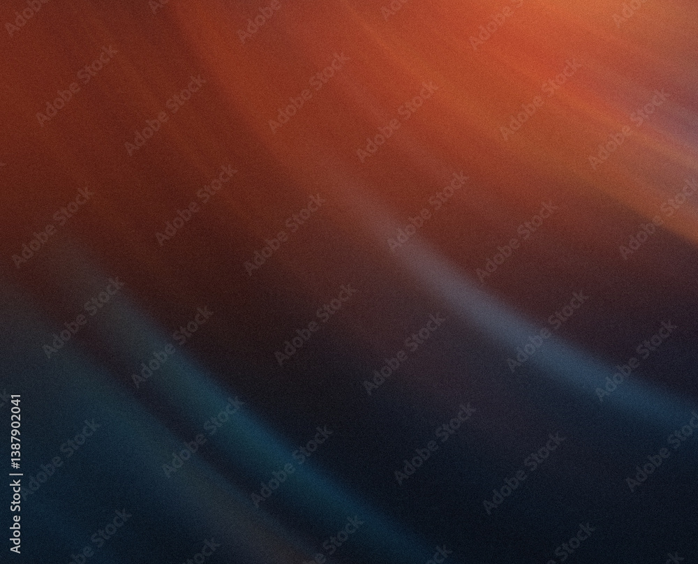 Poster abstract background showing a blend of orange and blue colors with soft blurred textures and gradien