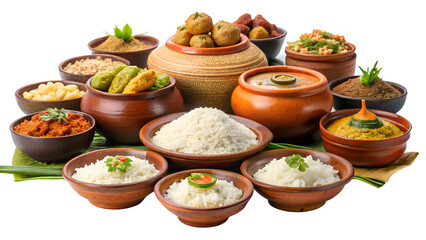 set of thai food