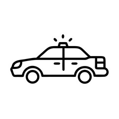 Obraz premium police car