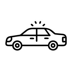 Obraz premium police car