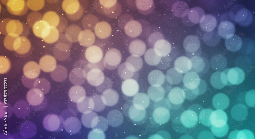 Poster blurry abstract background with bokeh light effects