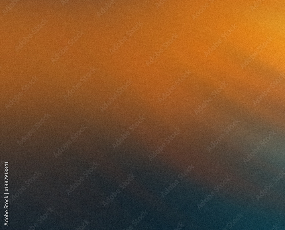 Poster abstract gradient background featuring shades of orange brown and blue creating a blurred effect vis