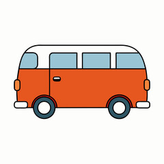 vector illustration of a bus